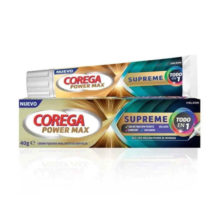 Crème Fixatrice Suprême Corega Pour Prothèses Dentaires 40gr
