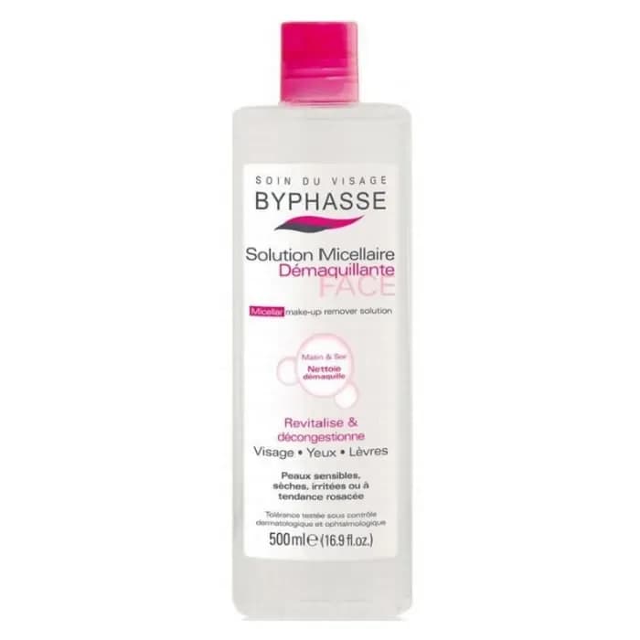 Byphasse Solution Micelaire Démaquillante Peaux Sensibles 500ml