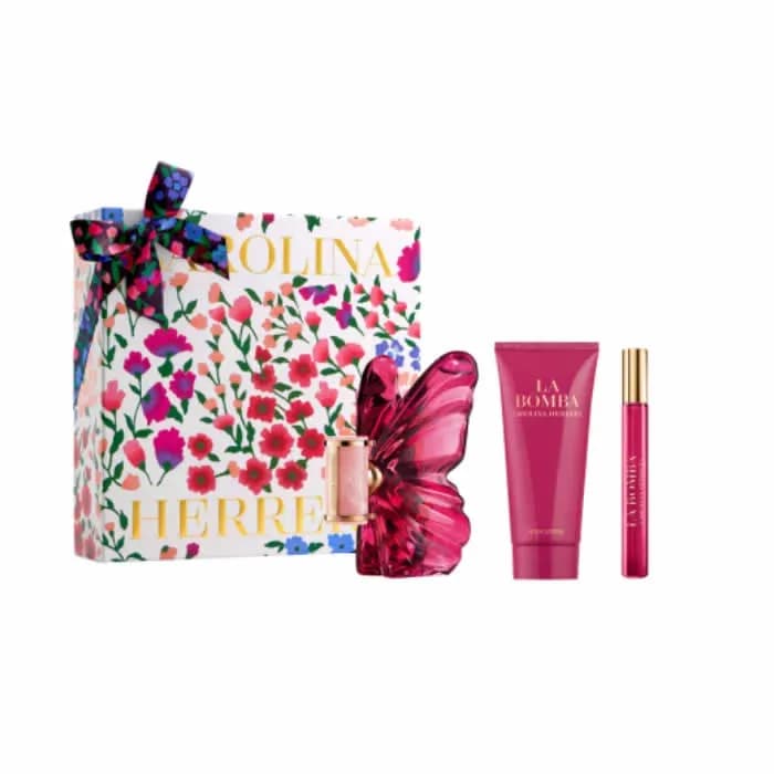 Carolina Herrera La Bomba Eau De Parfum Vaporisateur 80ml Coffret 3 Produits