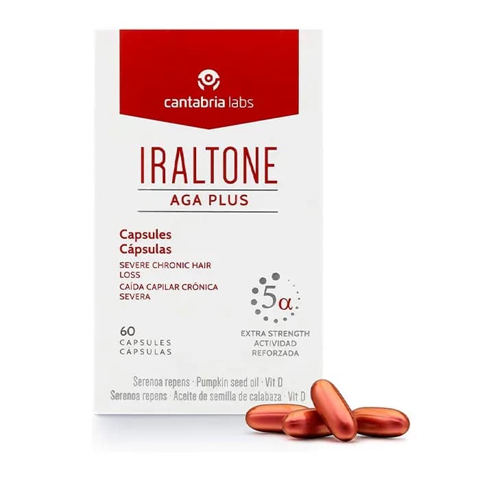 Iraltone Aga Plus Chute Cheveux 60 Capsules