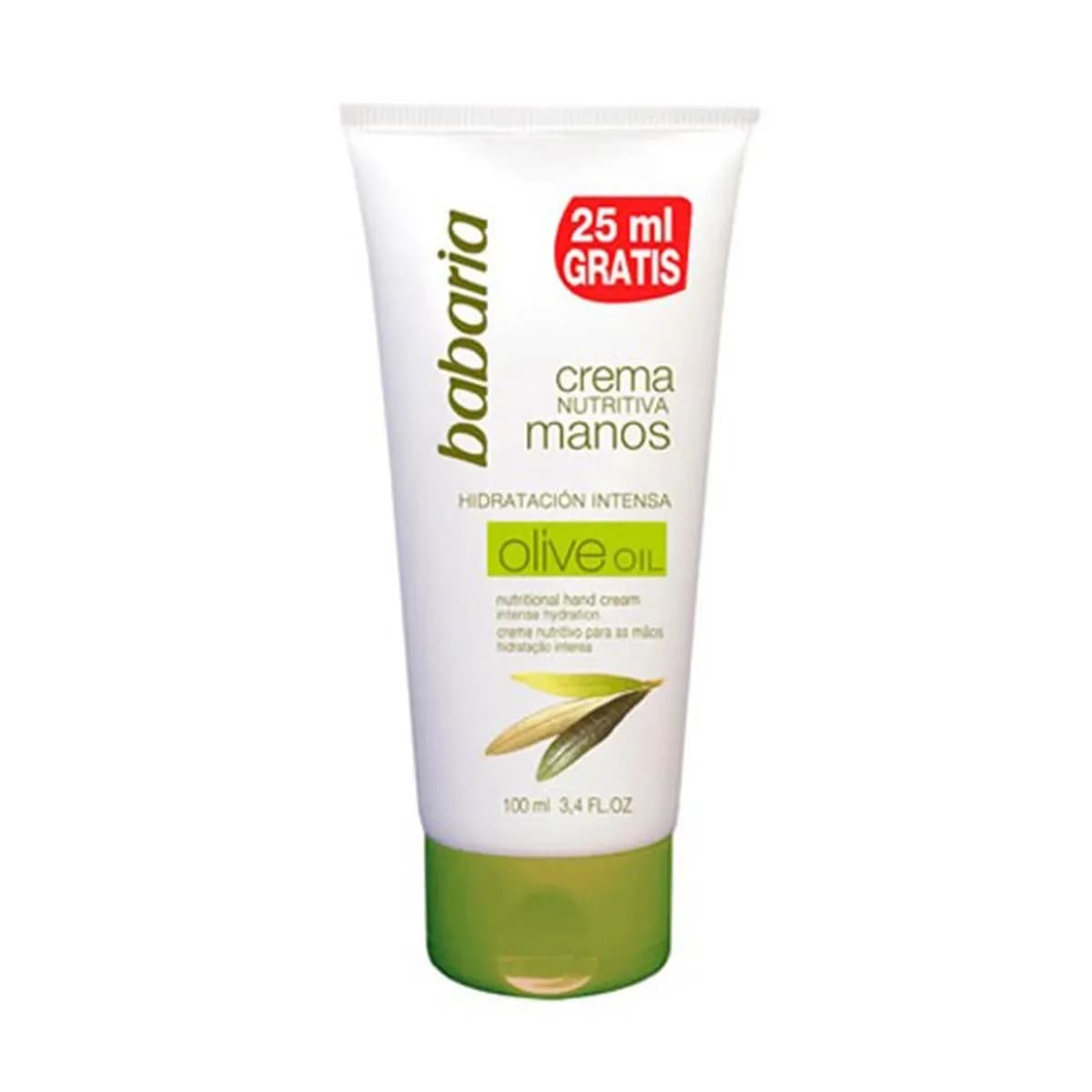 Babaria Olive Oil Crème Pour Les Mains Nourrissante 75ml