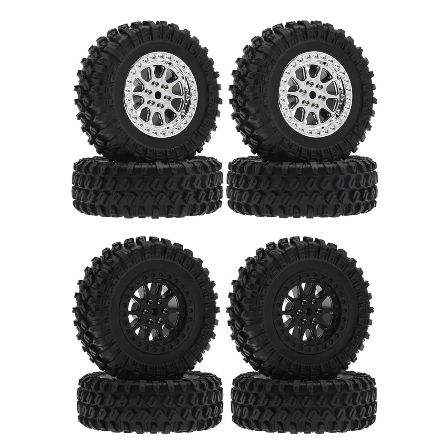 Pour MN D90 MN98 MN99S MN82 WPL C14 C24 C34 B14 B24 70mm pince de pneu roue RC voiture mise à niveau