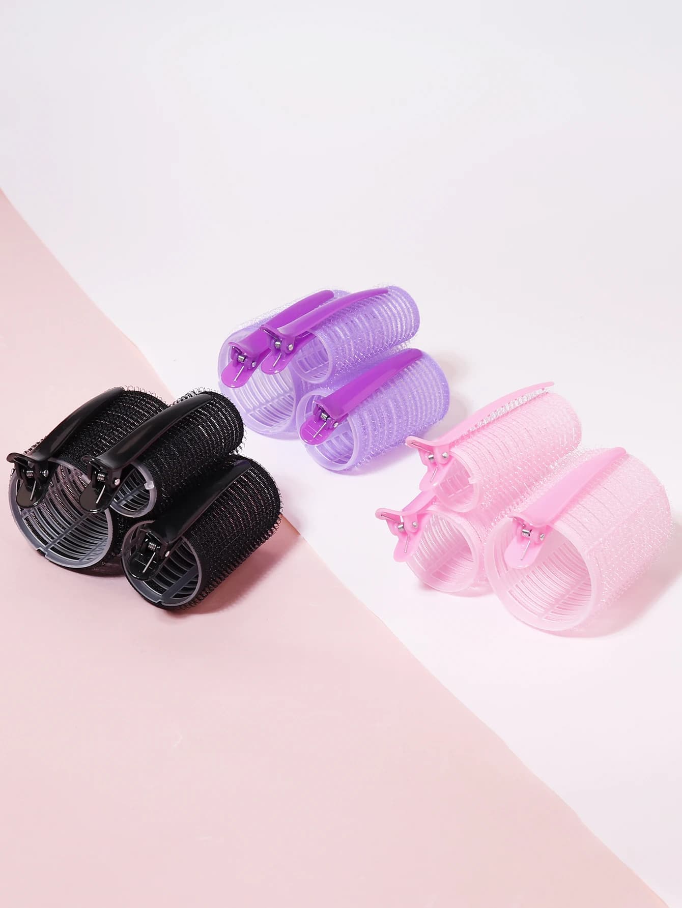6 pièces/ensemble de tubes moelleux de cheveux bouclés non chauffés DYI tubes de cheveux bouclés pou