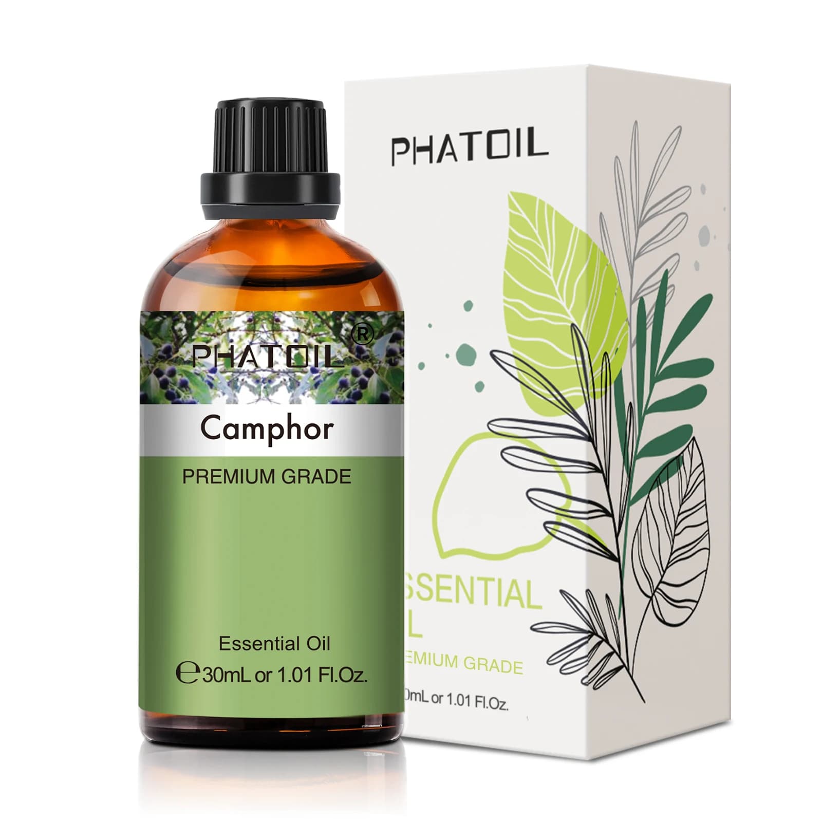 PHATOIL 1 pièces huile essentielle d'aromathérapie 30ml citron Eucalyptus lavande bergamote jasmin j
