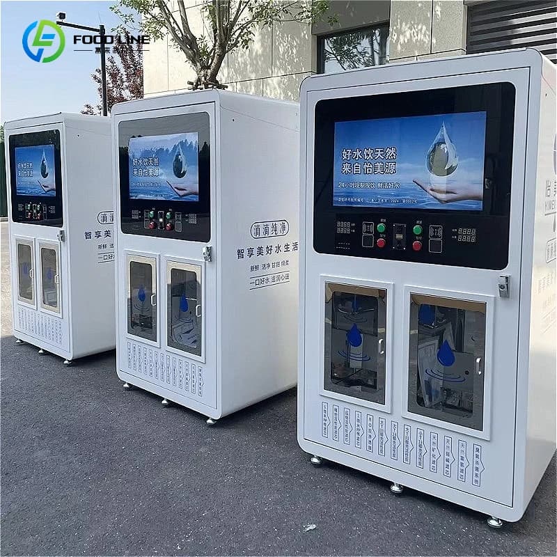 Distributeur d'eau à vendre – Système de remplissage d'eau en libre-service avec filtration RO et op