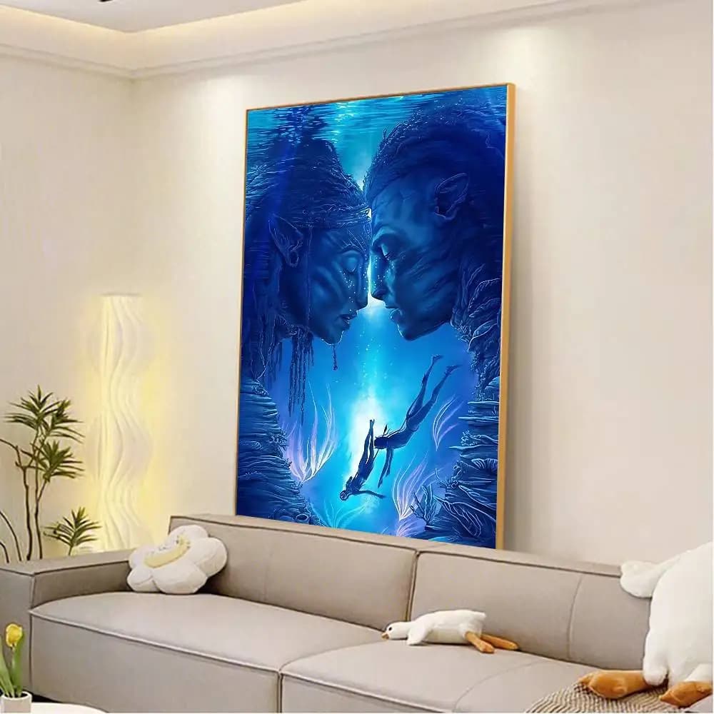 Affiche imprimée en toile d'avatar t-la façon des waters, images de maison pour salon et chambre à c