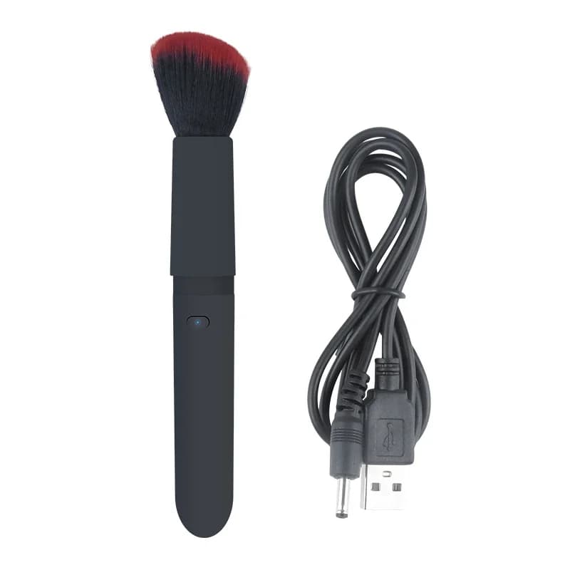 MAIZIettes-Pinceau de Maquillage Vibrant avec 10 Fréquences de Vibration pour un Maquillage Rapide, 