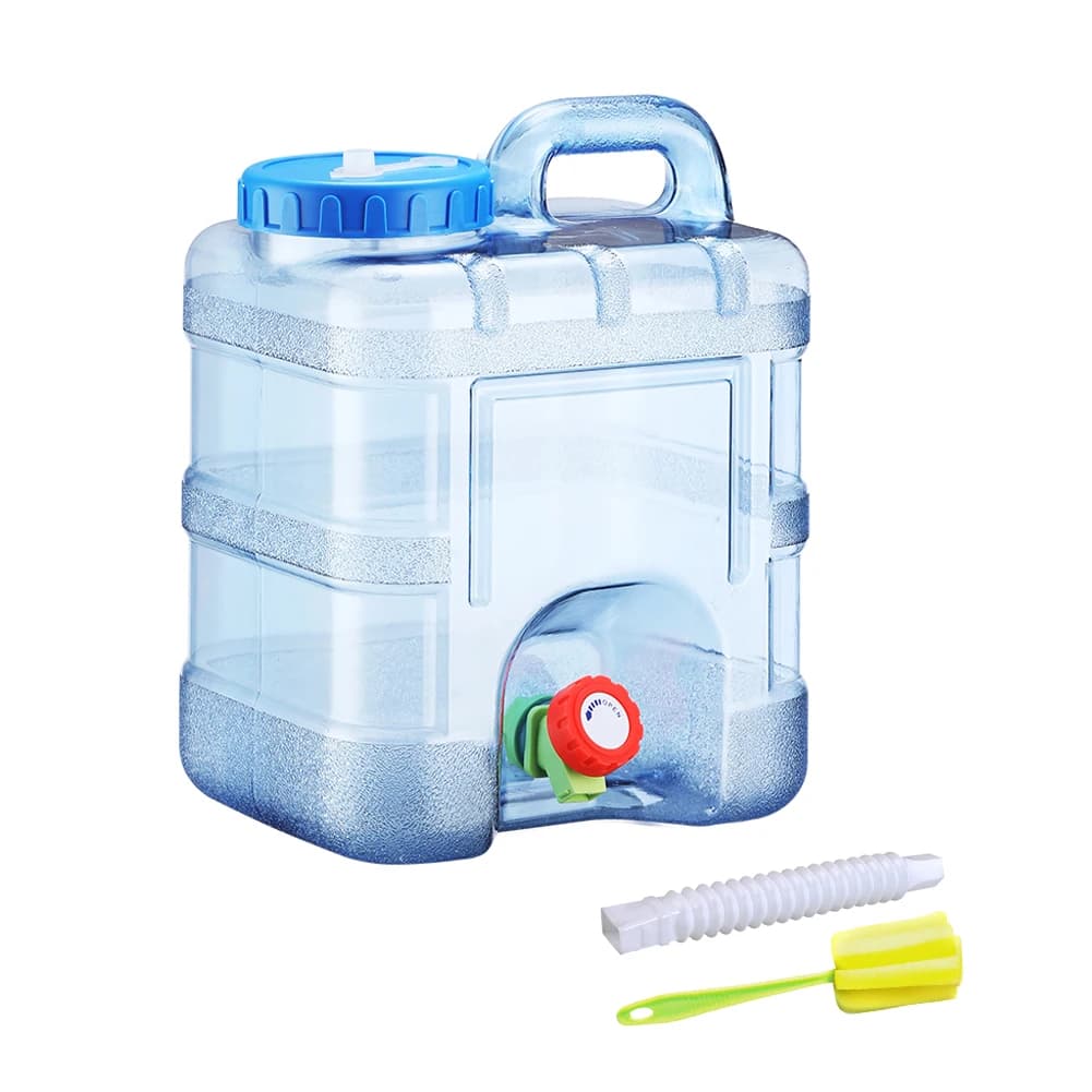 Seau d'eau potable de 5 à 15l, réservoir d'eau Pure, support de stockage d'eau avec robinet pour Cam