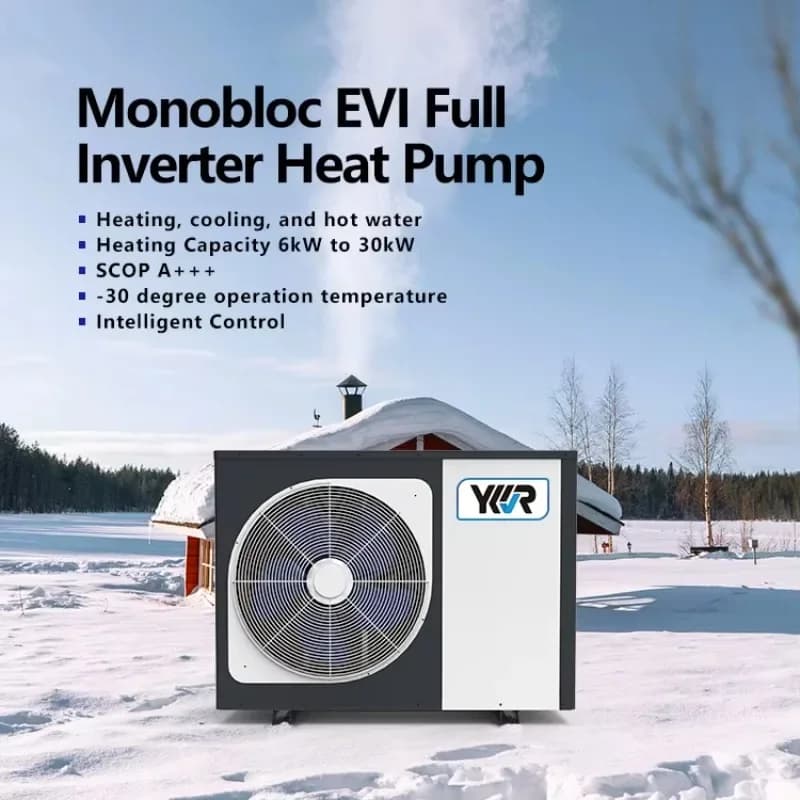 Pompe à chaleur haute température WIFI 10KW 16KW 20KW DHW Chauffage Refroidissement Air-eau Monobloc