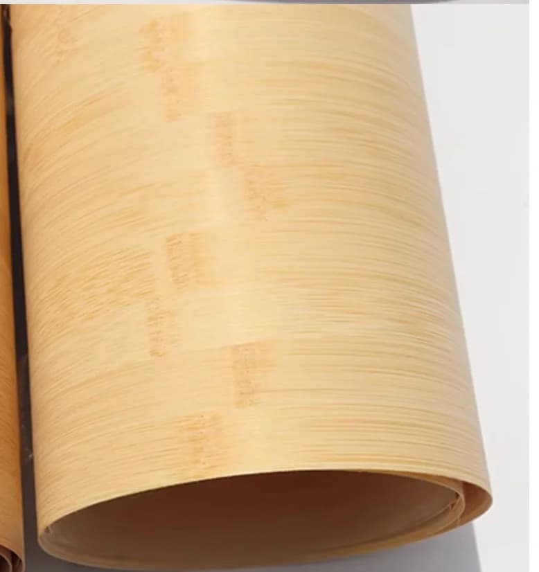 Panneau décoratif de guitare en placage de bois de peau de bambou carbonisé de couleur naturelle L:2