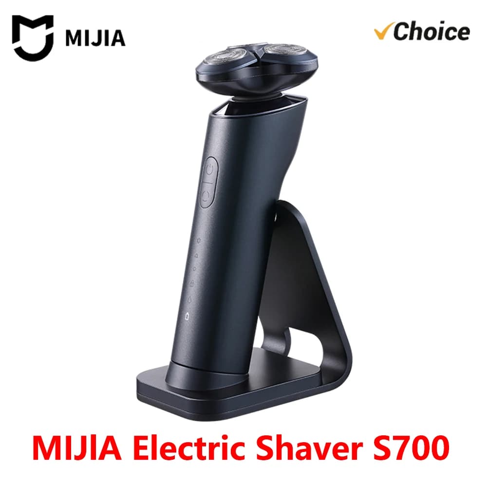 Nouveau rasoir électrique MIJIA S700, rasoir flexible portable, 3 têtes de rasage, étanche IPX7, lav