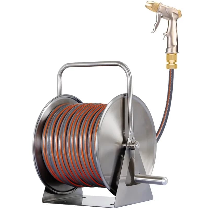 Moulinet de tuyau d'arrosage en métal Durable et robuste, tambour vide pour l'arrosage, nouveauté 20