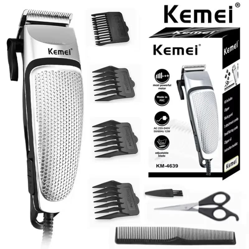 Kemei KM-4639 tondeuse électrique tondeuses à cheveux tondeuse professionnelle ménage à faible bruit