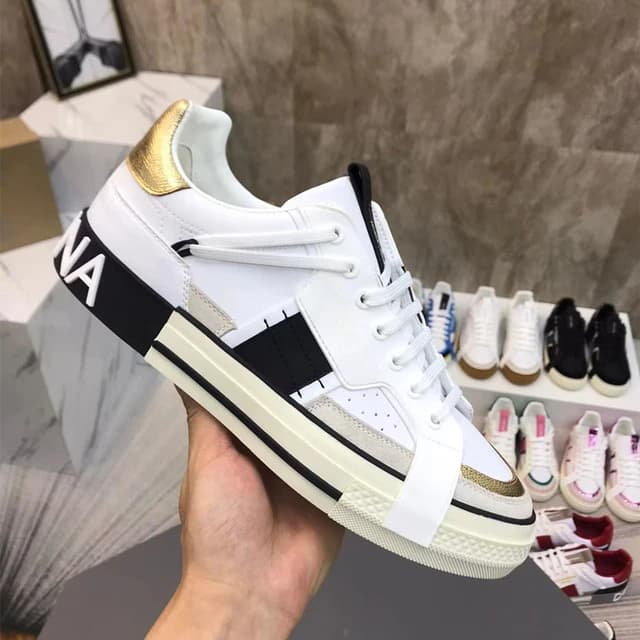 Chaussures décontractées légères et luxueuses en épeautre, à talon, avec lettres en relief, détails 