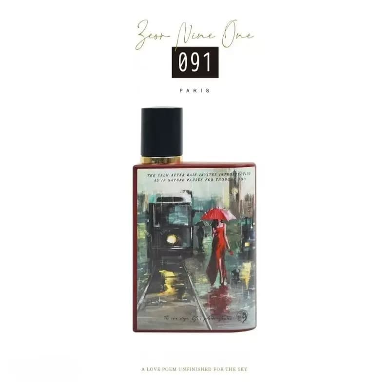 Spray de parfum 100 ml, senteur fraîche Pluie Froide & Mandarine, Eau de Parfum longue durée pour le