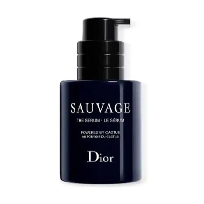 Sérum revitalisant hydratant pour homme après rasage Dior Sauvage parfumé acide hyaluronique texture légère usage quotidien cadeau spécial