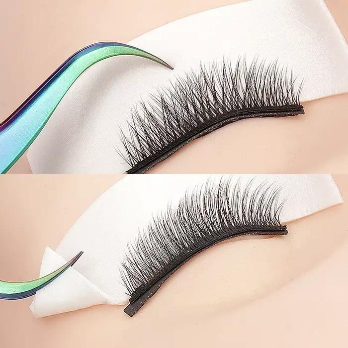 Rouleau de tampons de Gel pour cils, 110 pièces/rouleau, bande adhésive, autocollants d'extension de