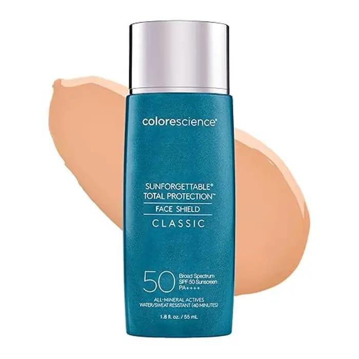Fond de teint Colorescience Sunforgettable Total Protection avec SPF - Hydratant teinté naturel pour