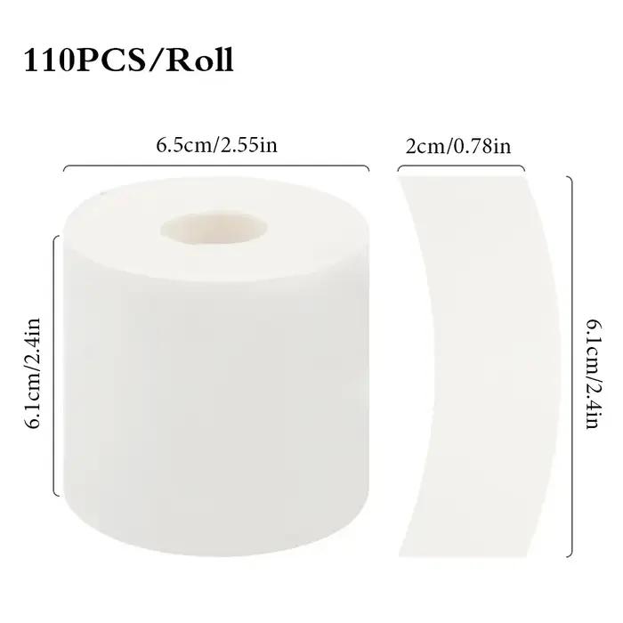 Rouleau de tampons de Gel pour cils, 110 pièces/rouleau, bande adhésive, autocollants d'extension de