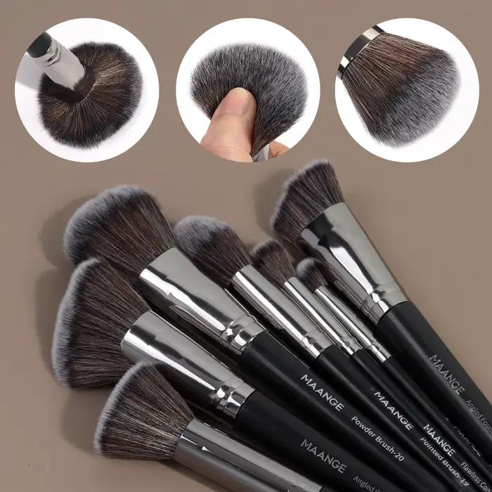 MAANGE 25 pièces boîte-cadeau professionnelle pinceaux de maquillage Kit visage yeux pinceaux de bea