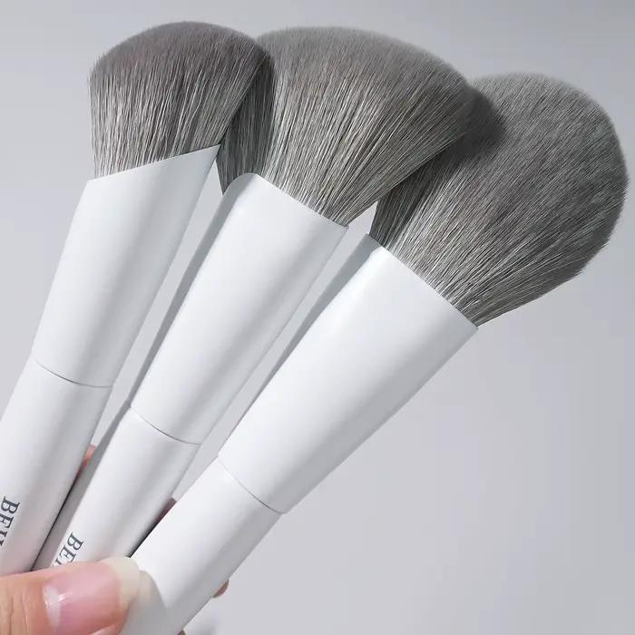 BEILI – ensemble de pinceaux de maquillage professionnels végétaliens, 12 pièces, maïs, bambou, soie
