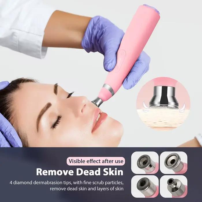 Appareil de peeling facial anti-âge Diamond MicrodermDelhi, élimination des points noirs, tonificati