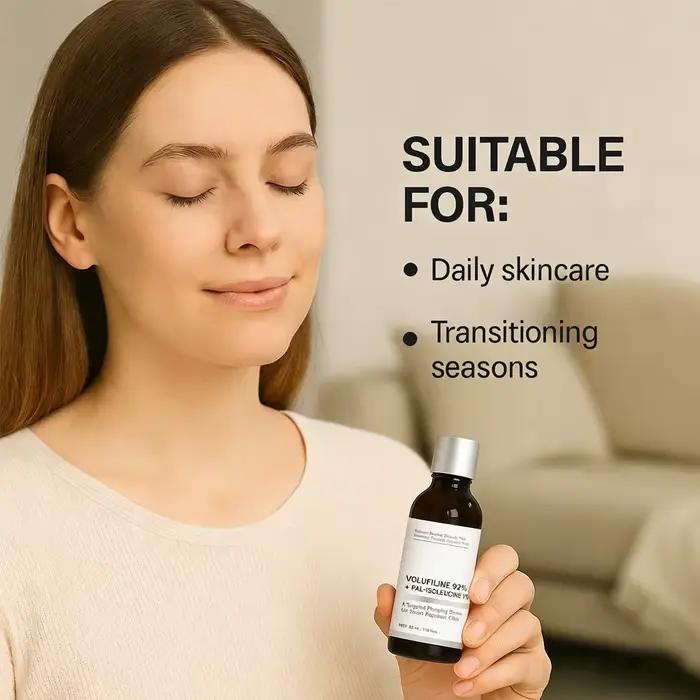 3Pcs Volufiline 92% + Pal-Lsoleucine 1% Niaciamide Essence pour le visage, soin hydratant, éclaircis