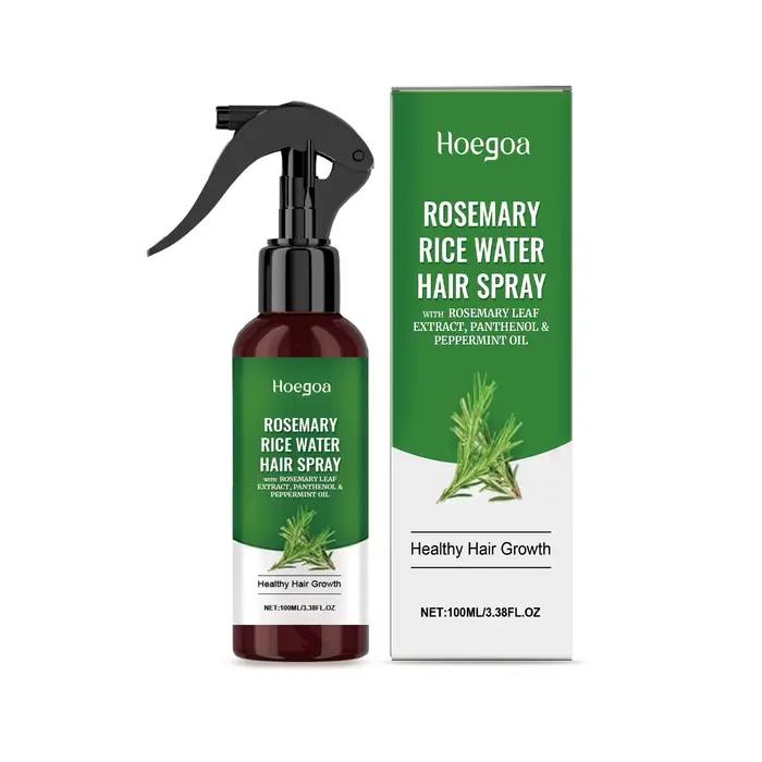 Spray capillaire à l'eau de riz et au romarin avec extrait de romarin favorise la croissance saine d