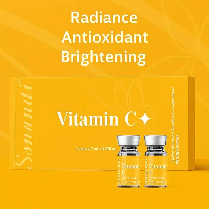 Sanendi PDRN Saumon ADN VITAMINE C Glutathion Peau Sensible Muscle Éclaircissement et anti-âge Utili