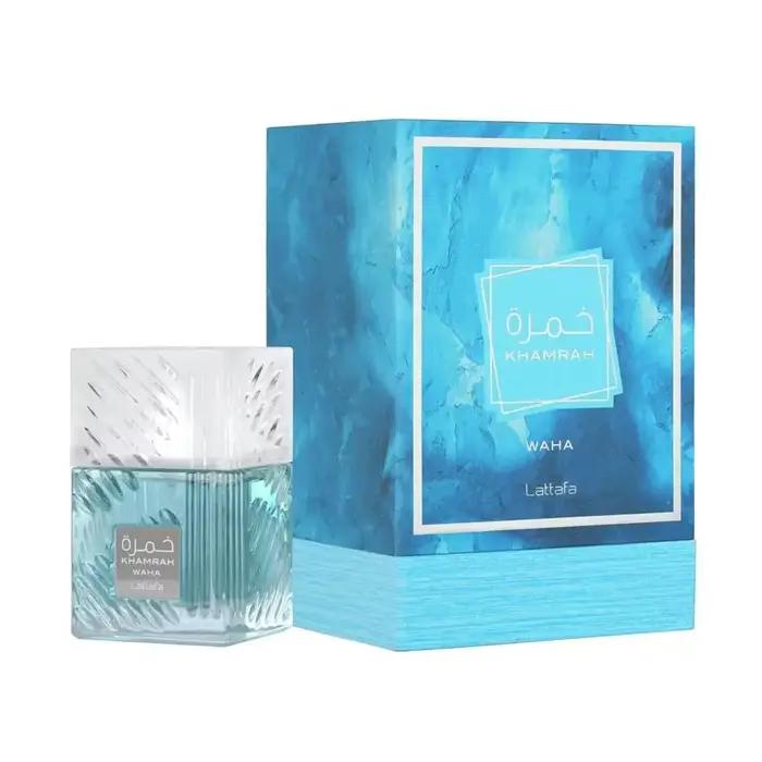 Parfums arabes originaux Khamrah 100 ml, senteur bois de santal et pin longue durée, Cologne de luxe