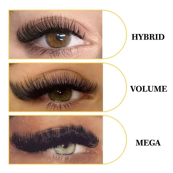 Lashprofessor-Extensions de cils en faux vison, doux, naturels, individuels, coréen, Pbt, volume rus