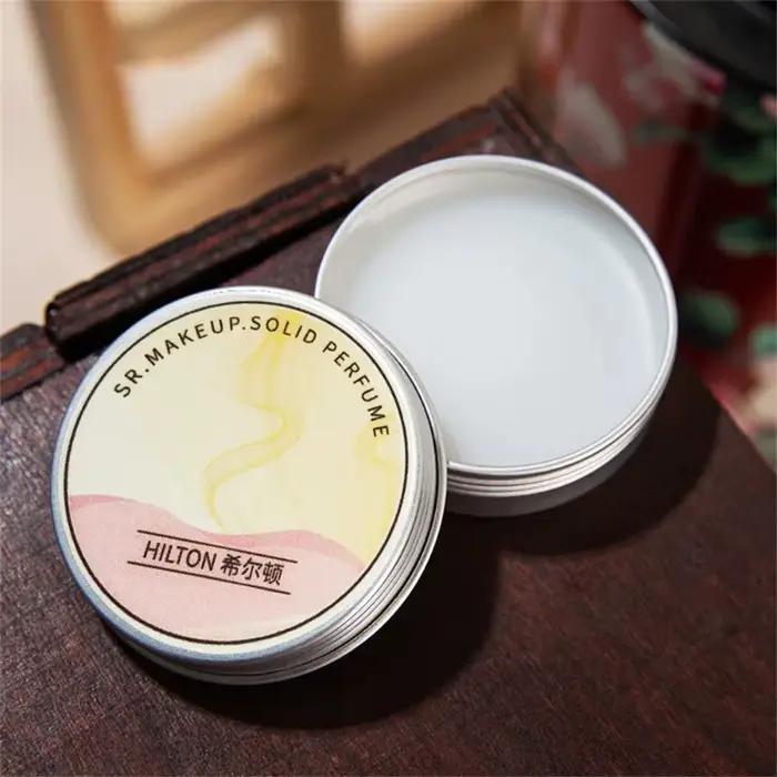 Parfum solide portable, baume solide aux fragrances longue durée, parfum floral solide Jasmin Rose p