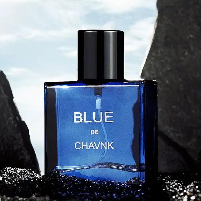 Eau De Parfum vaporisateur Spray 50ML bleu homme Prefume Note fruitée homme Unique mystère calme et