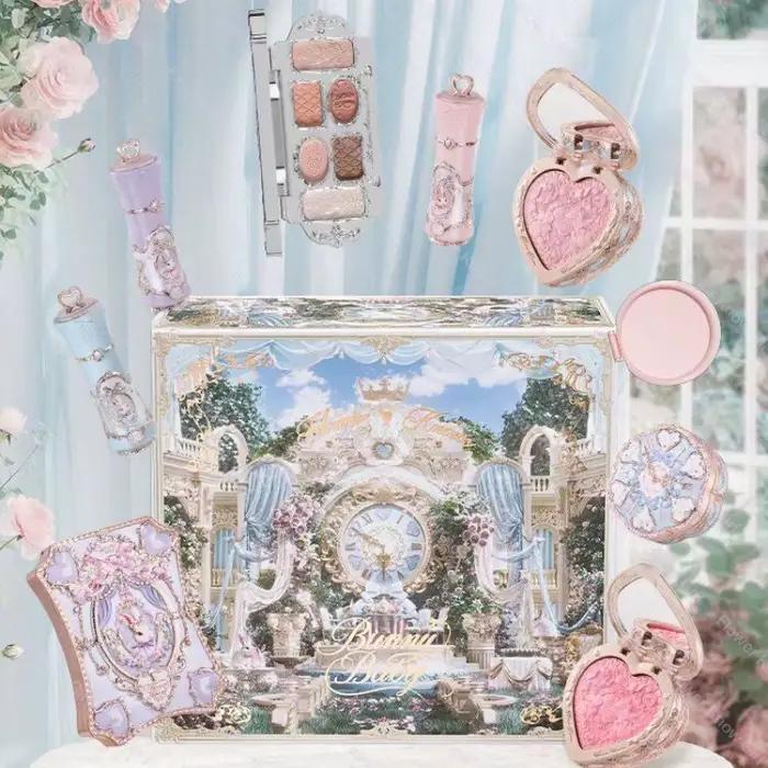 Flower Knows ALL IN ONE Kit de Maquillage 10 pièces Bonny Garden Iris – Coffret Cadeau avec Baume à