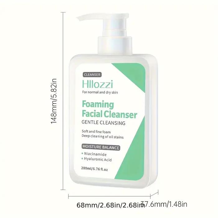 Niacinamide nettoyant pour le visage nettoyage acné contrôle de l'huile dissolvant de points noirs r