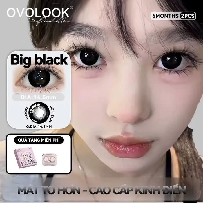 OVOLOOK - 2 paires de lentilles de contact colorées effet nacré bleu brillant