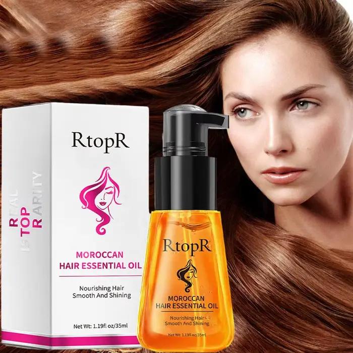 Huile capillaire marocaine, réparation nourrissante, cheveux endommagés, améliore les cheveux fendus, élimine rugueux, traitement gras, soins capillaires, huile capillaire d'argan