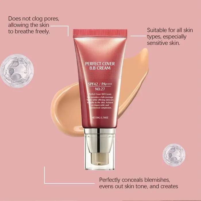 Crème BB SPF 42 PA +++ Hydratant teinté pour le visage