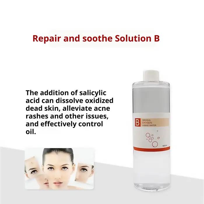 Solution de Peeling ABCD Aqua Hydra, sérum pour le visage, pour Dermabrasion, Machine de soins de beauté, nettoyage en profondeur, exfoliant, hydrate, 500ml