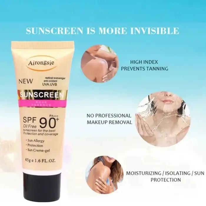 45g crème solaire pour le visage SPF 60/SPF 90