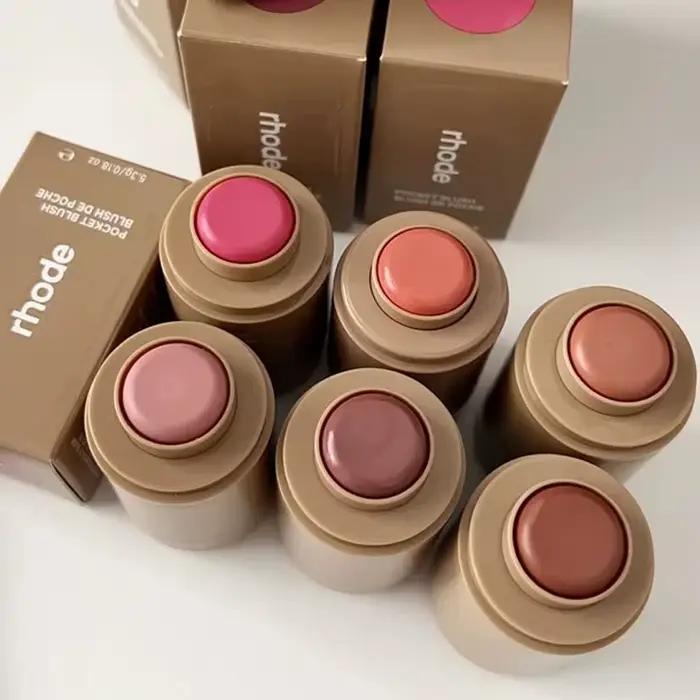 Nouveau Blush Stick Waterproof Candy Apple Teacup Pocket