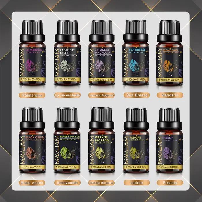MAYJAM 10ml huile parfumée pour maison voiture diffuseur noix de coco vanille La Vie Est Belle ange orchidée noire