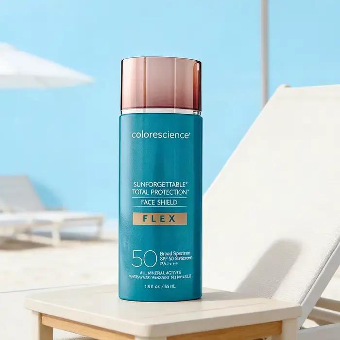 Fond de teint Colorescience Sunforgettable Total Protection avec SPF - Hydratant teinté naturel pour tous types de peau