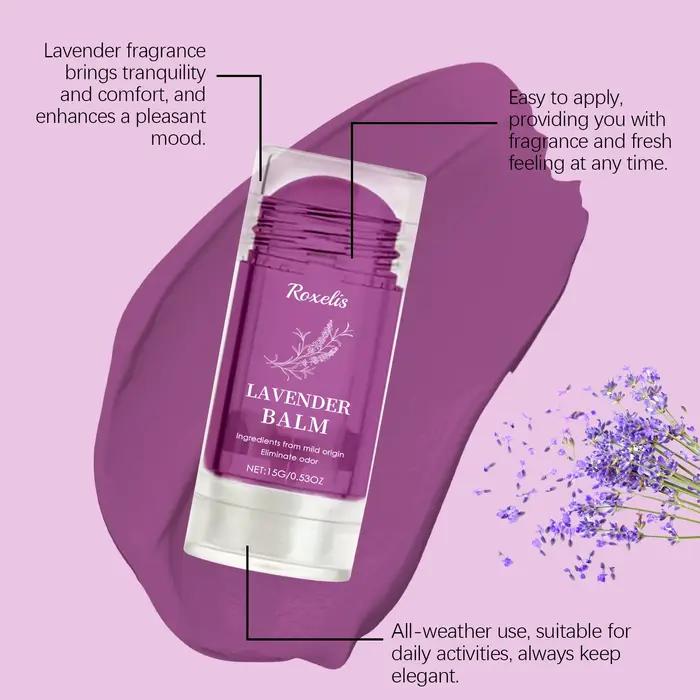 Parfum solide à la lavande Roxelis pour femmes