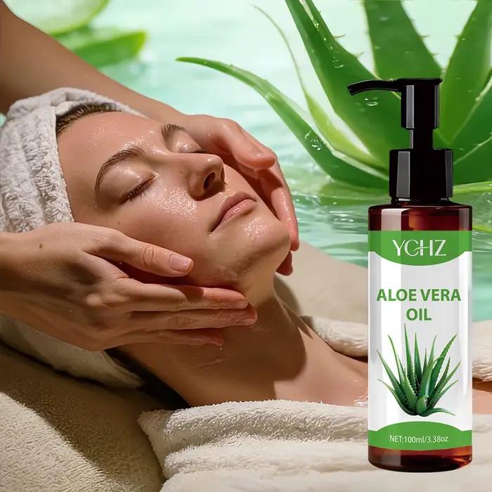 Huile d'aloe vera 100% naturelle - Formule à absorption rapide et non grasse