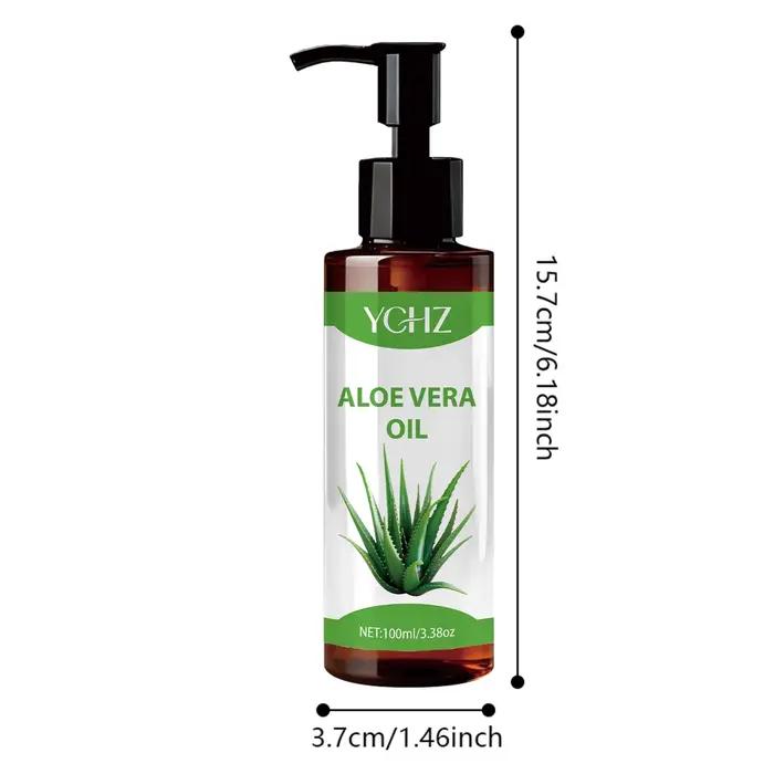 Huile d'aloe vera 100% naturelle - Formule à absorption rapide et non grasse