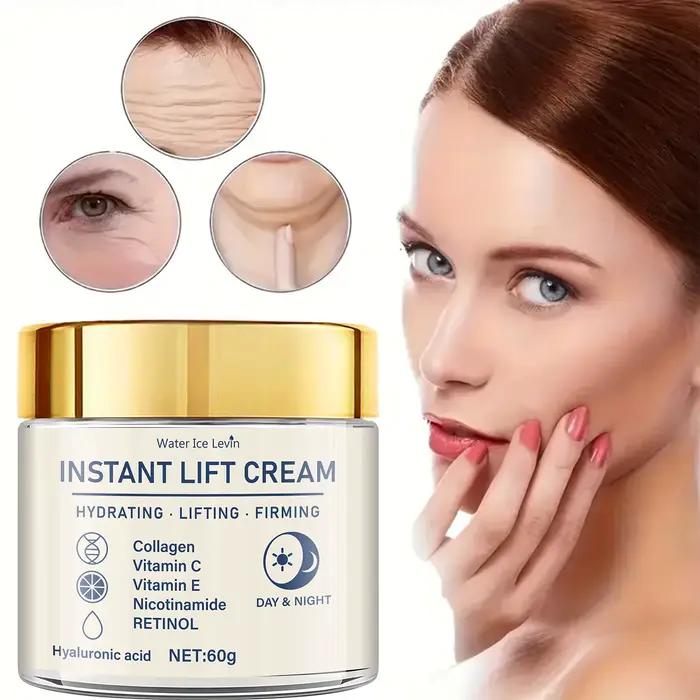 Crème raffermissante et liftante pour le visage - Riche en acide hyaluronique et en rétinol