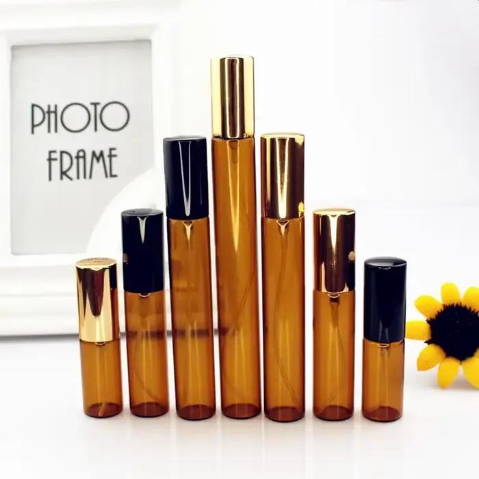Flacon pulvérisateur en verre ambré