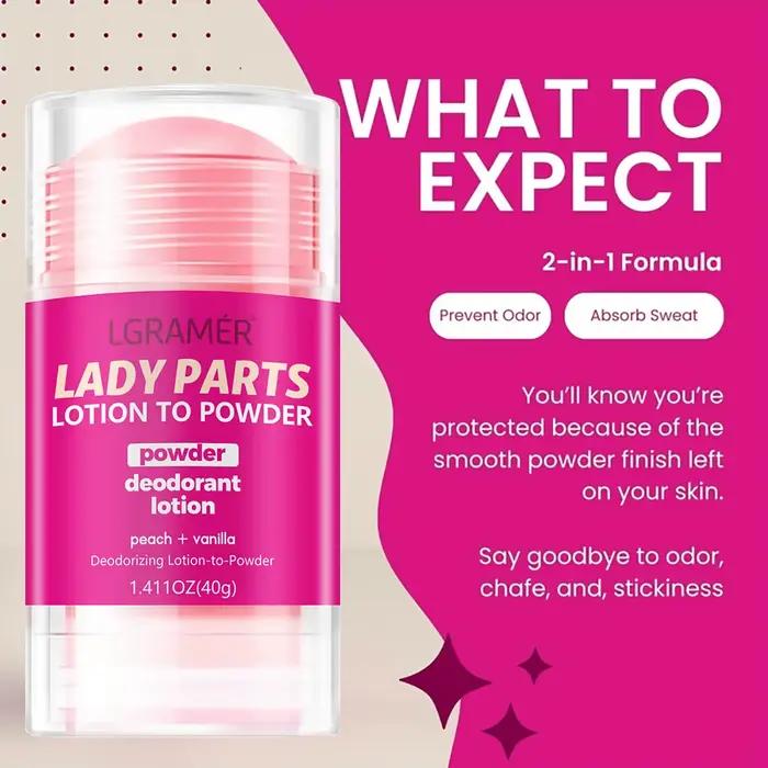Lotion déodorante pêche vanille pour femmes