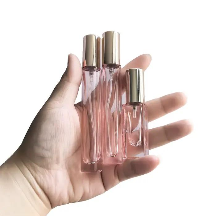 Flacon pulvérisateur de Parfum vide en verre, atomiseur de Parfum, bouteille cosmétique de voyage, flacons d'échantillon rechargeables, Mini haute qualité, 5/10/15ml